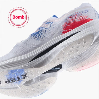 Xtep 160X 5.0 Running Shoes  Professional Marathon PB Carbon Plate Sport Shoe Non-Slip Wear-Resistant Sneakers 977119110004.