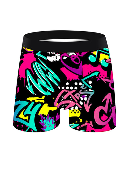 10 Stück Herren-Unterwäsche, weich, bequem, locker, hautfreundlich, lange Boxershorts für Herren, trendige, farbenfrohe, modische Herrenhosen