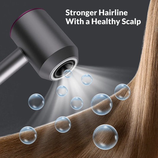 Diffuser Hairdryer Ionic Professional Electric Hair Dryer Heat Leaf Blow Drier With Diffuser Ion Leafless Air Blower Woman 5in1.