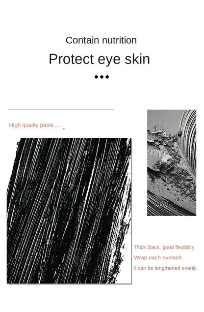 Eyelashes Lengthening Mascara Long Lasting Waterproof Women Korean Silky Lash Black Eyelashes Extension Makeup Beauty Cosmetic.