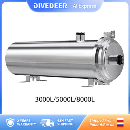 DIVEDEER Stainless Steel Water Purifier for Household Use Rural Groundwater Yellow Mud Water Well Water Ultrafiltration Filter.