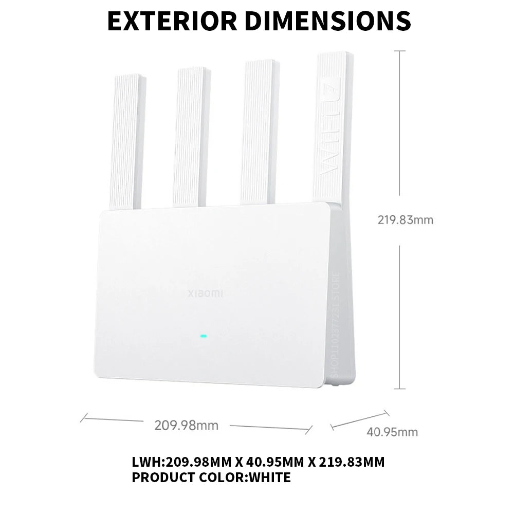 2024 Xiaomi Router BE3600 WiFi7 2.4/5GHz Duan Bands 160Mhz 3570Mbps Mesh Networking Gaming Acceleration 2.5G Ethernet Port