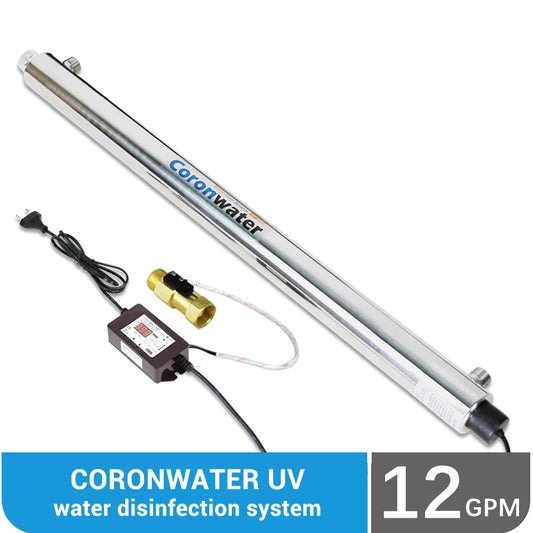 Coronwater 12GPM SDE-055 Ultr aviolet Water Filter With Flow Switch For Water Purifier