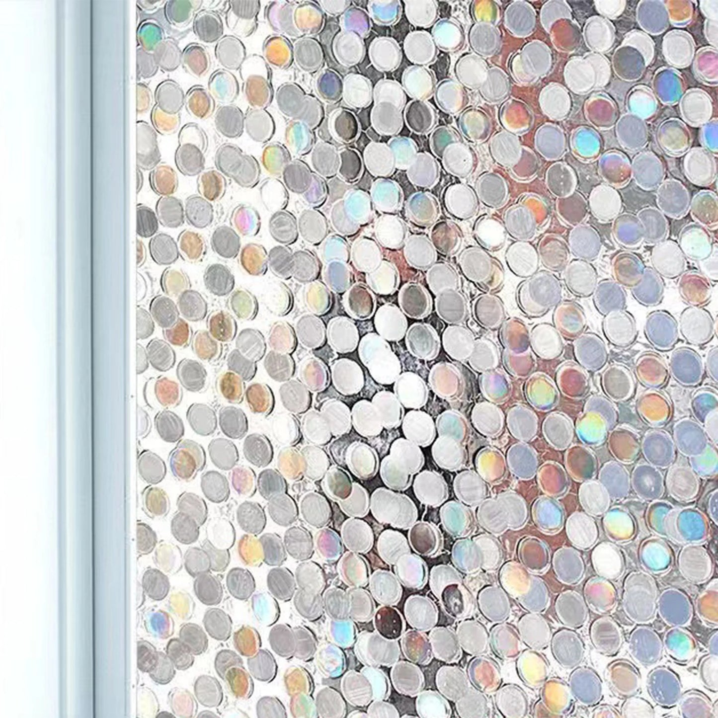 20x100cm Static Frosted Window Film Privacy Sticker For Bathroom Opaque Translucent Light Control Adhesive Glass Covering.