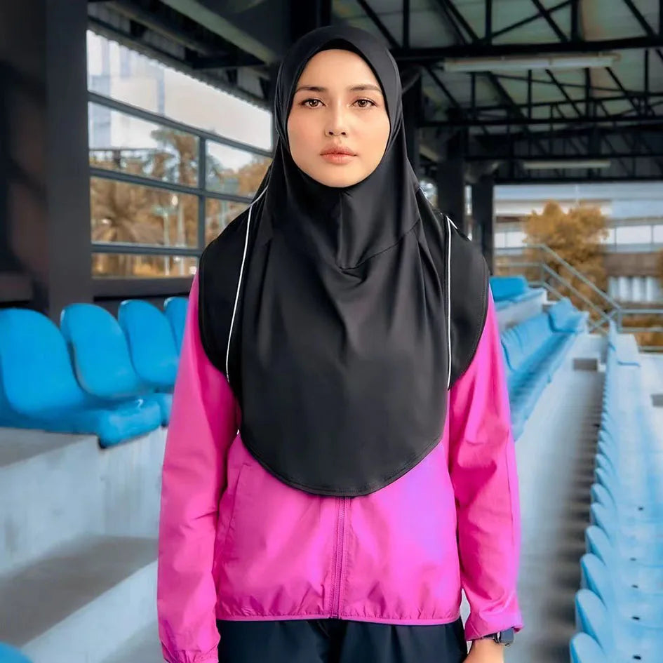 Muslim Sport Instant Turban Hat Inner Hijabs Caps Women For Swim Islamic Bandana Hats Female Headwrap.