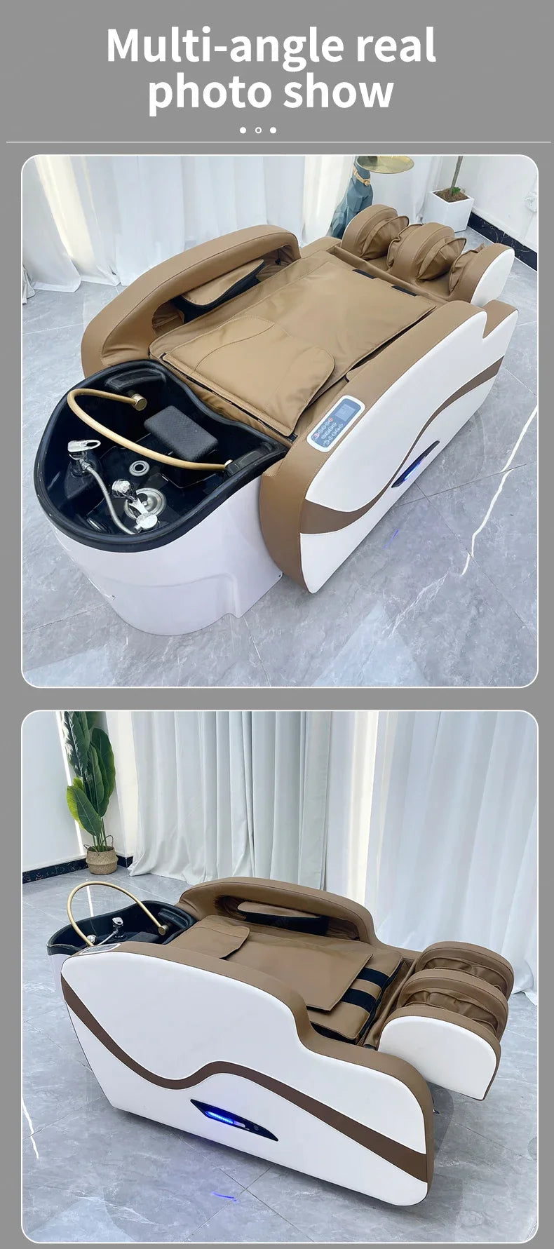 XinSheng Professionelle Elektrische Massage Bett Kopf SPA Salon Massage Tisch Haar Waschen Begasung Betten Friseur Smart Möbel