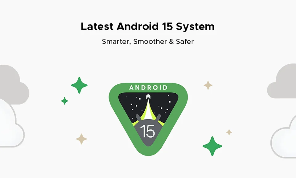 DOOGEE Tab A9+ 2 IN 1 Smart Tablet 11'' Screen Android 15 20GB RAM(4+16) 64GB ROM 8580mAh Battery Dual Speakers Widevine L1