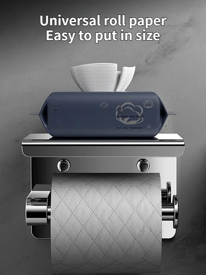 Papierhandtuchhalter aus Edelstahl ohne Stanzen, wandmontierter Küchenrollenhalter, Toilettenpapierhalter, Badezimmer-Handtuchhalter