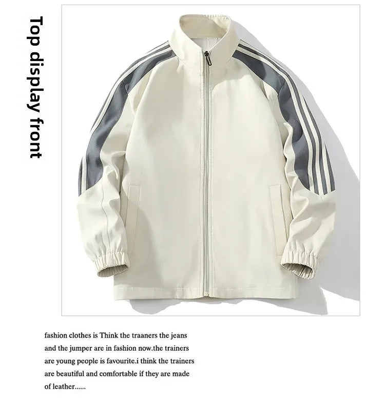 Cool Casual Sports Suit for Teenage Boys Large Size Trendy Workwear Pants Included One Complete Set Handsome Male Apparel.