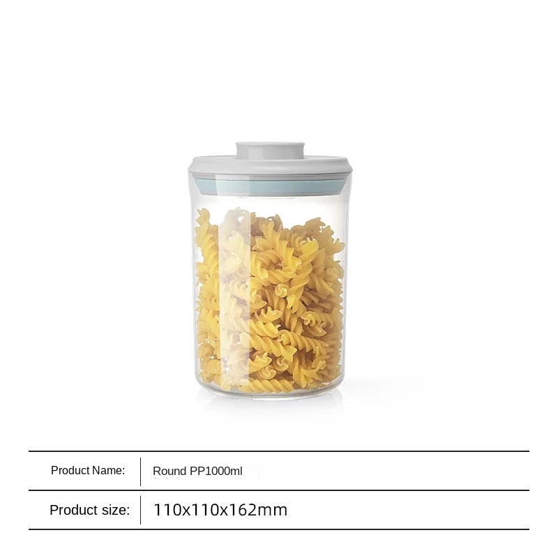 Airtight Food Storage Containers with Lids,Top Pop One Button Control,Air Tight Stackable Dry Cereal Container Set for Pantry