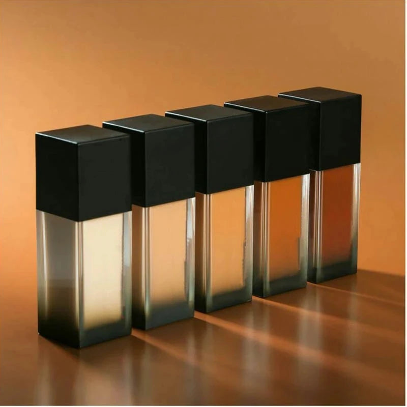 34ml Flawless Liquid Foundation Matte Concealer Nourishing Long-Lasting Facial Makeup Concealed Pores Breathable Cosmetics.