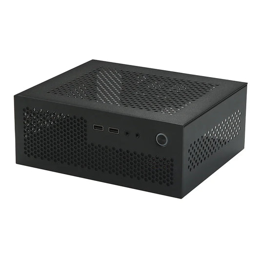 A09 3.8L ITX Chassis A4 HTPC Portable Computer PC Support PCIe 2.5' SSD Drive Mini IPC Flex PSU Case.