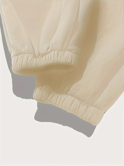 Damen Herbst Winter Kleidung Hoodies Sweatshirt Trackpants 2-teiliges Set Baumwolle Mode Kordelzug Übergroßer Pullover und Hose