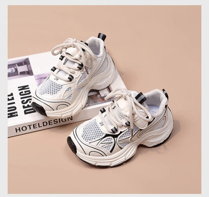 Summer Breathable Mesh Children’s Running Shoes for Boys Girls Non-Slip Soft Sole Toddler Sneakers School Outdoor Play Footwear.