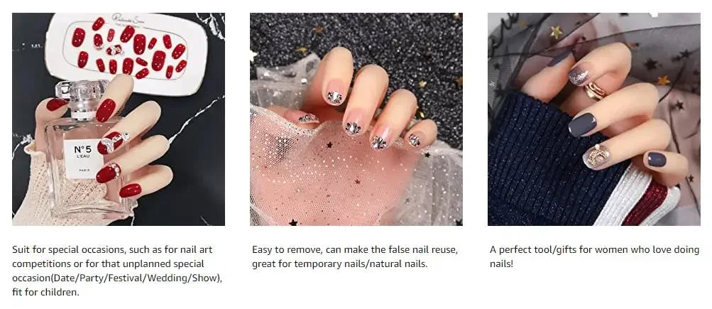 6000Pcs Double-Sided Nail Adhesive Stickers Waterproof Breathable Transparent False Nail Glue Sticker Jelly Nail Tips DIY Tools.