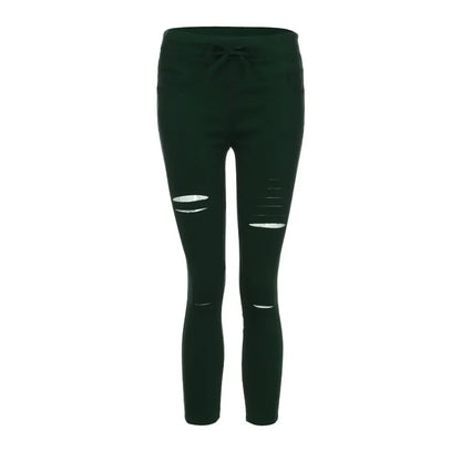 Zerrissene Jeans für Damen, große Größe, zerrissene Hose, Stretch-Bleistifthose, Leggings, Damenjeans, Damenjeans