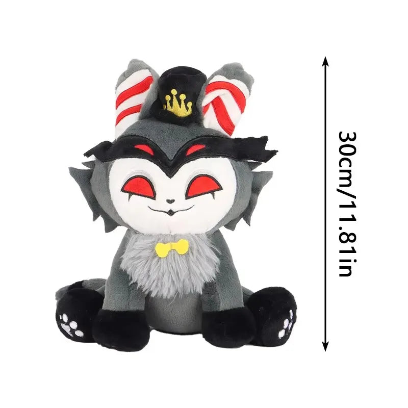Hot Cat Plush Toy Funny Angel Dust Alastor TV Fans Collecting Gift Cute Cotton Stuffed Plush Doll Kids for Birthday Present.