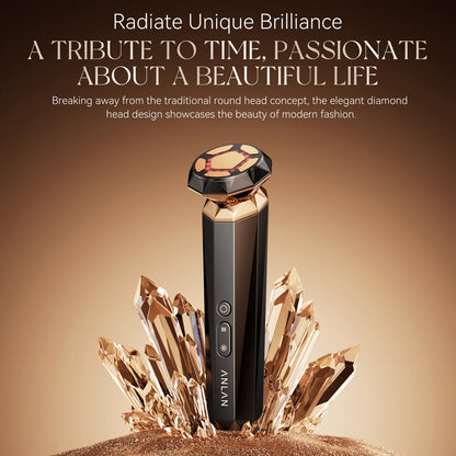 ANLAN Multifunction Skincare Device Pro 18K Gold Face Radio Frequency With Hot Cold EMS Facial Lifting Beauty Skin Care Massager.