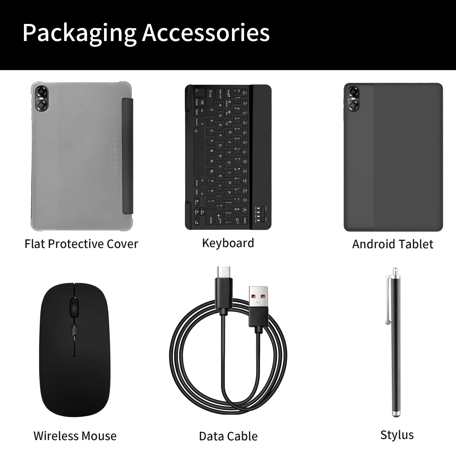 PRITOM TOUCH 10 Plus 10 Inch Android 13 Tablet, 8(4+4)GB+64GB 1TB Expand, WiFi 6, Dual Box Speakers, BT5.0, Google GMS, 2.0GHz.