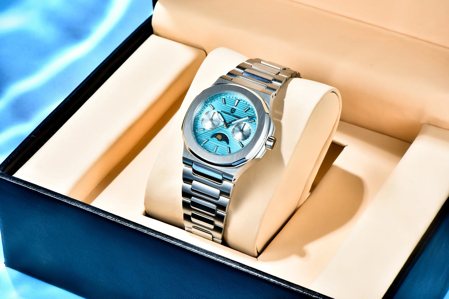 PAGANI DESIGN  Women's Watches Luxury Quartz Watch For Women Multifunctional Chronograph Moon Phase Automatic Date Ladies Watch.