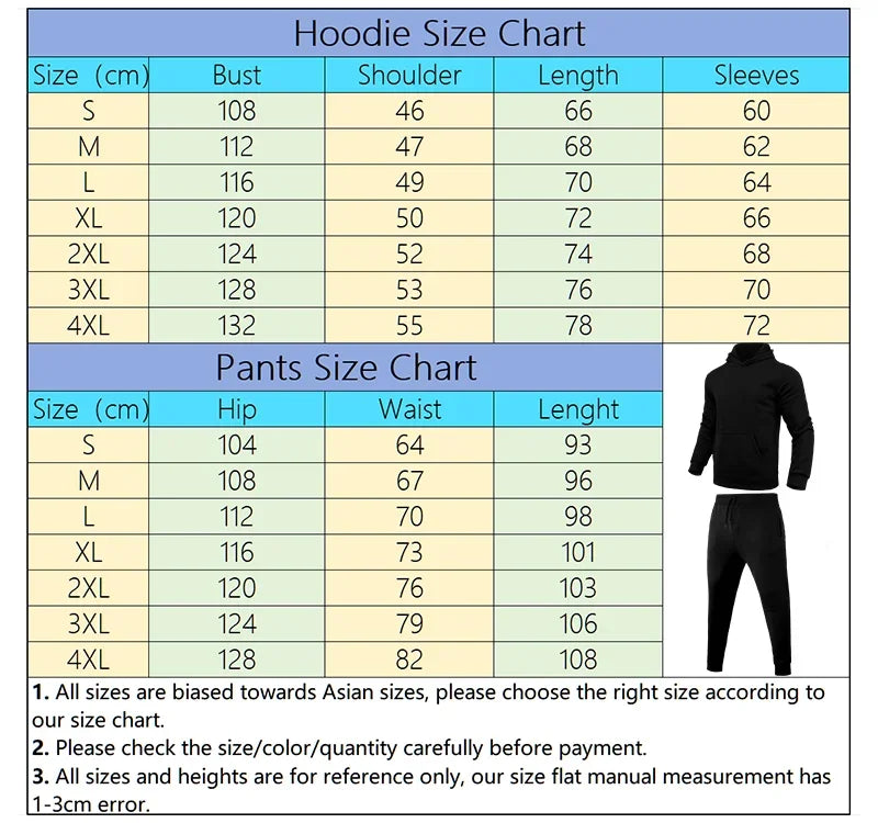 Italy Fashion Men's Sportswear 2pcs Set Hoodies&Sweatpants High Quality Male Daily Casual Sports Jogging Suit Winter Gym Outfits.