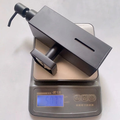 Manueller Seifenspender aus gebürstetem Edelstahl 304, Wandmontage, goldener schwarzer quadratischer runder Seifenspender für Hotelbadezimmer