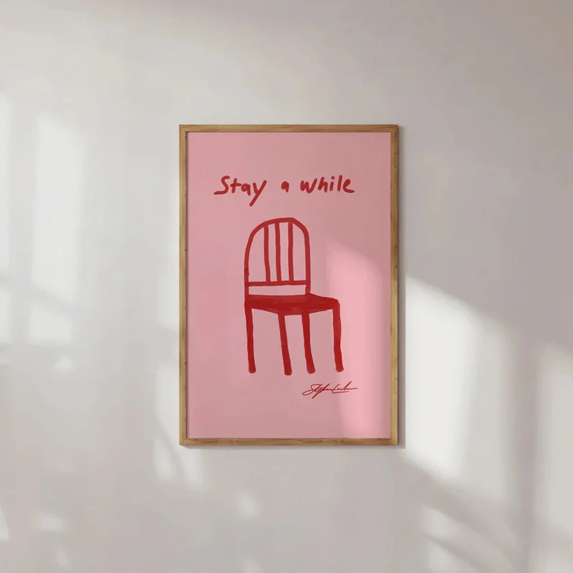 1pc Simple Trendy Text Printing Poster, Simple Canvas Wall Decoration, Modern Art Home Decoration, Living Room Decoration.