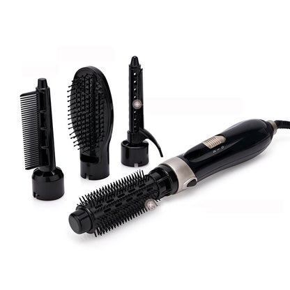 Hot Selling Professional 4-In-1 Hot Air Brush Portable High-Power Curly Hair Hot Air Comb Salon Women'S Styling Tool.