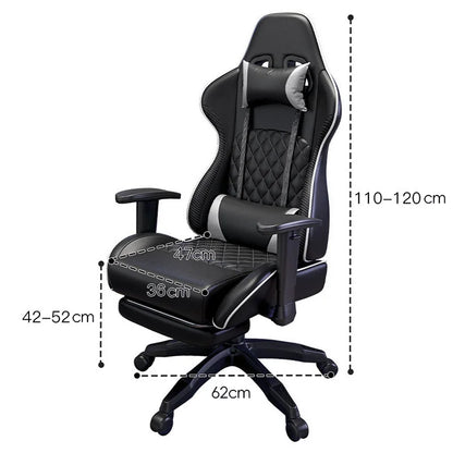 Gaming-Stuhl, Racing-Stil, ergonomischer Computer-Schreibtischstuhl, sitzender Heimcomputer, Gamer-Sofa, Studentenwohnheim, drehbarer Einzelstuhl