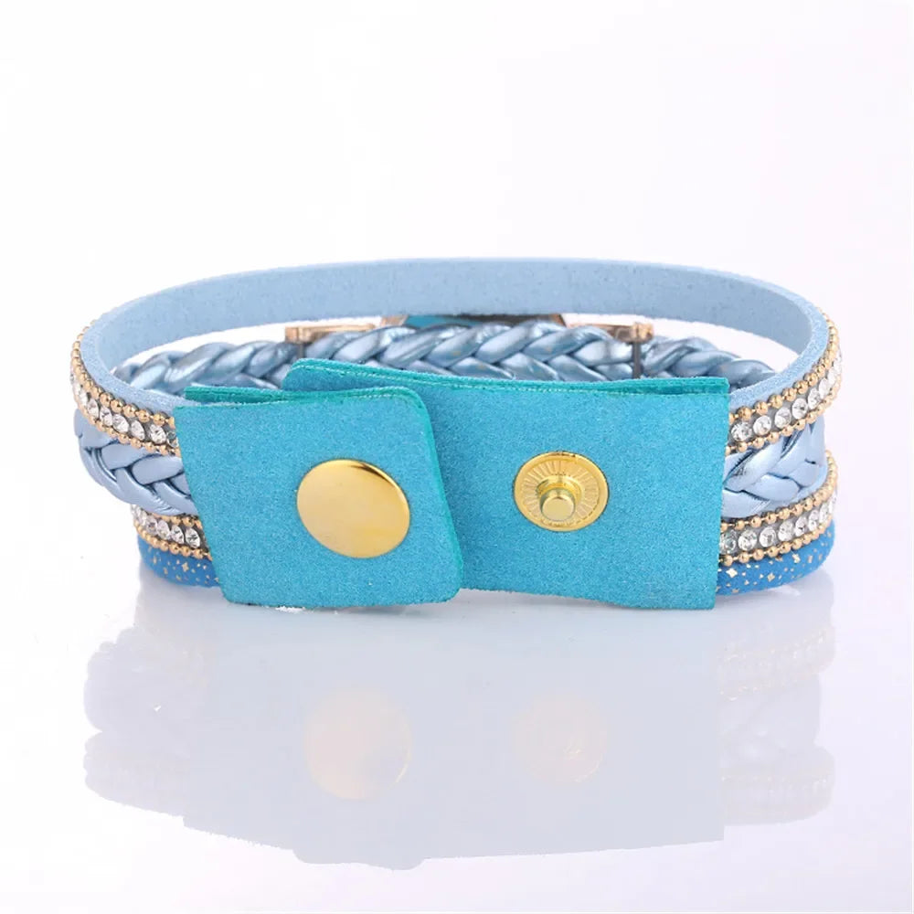 Bracelet Watches for Women Wrap Around Fashion Bracelet Dress Ladies Woman Quartz Wristwatches Women Watch Relojes Para Mujer.