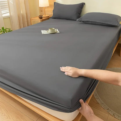 Mattress Covers Fitted Sheets Bed Bedspreads Fabric Thick Mattress Protector for Single Double King Queen Size Beds.