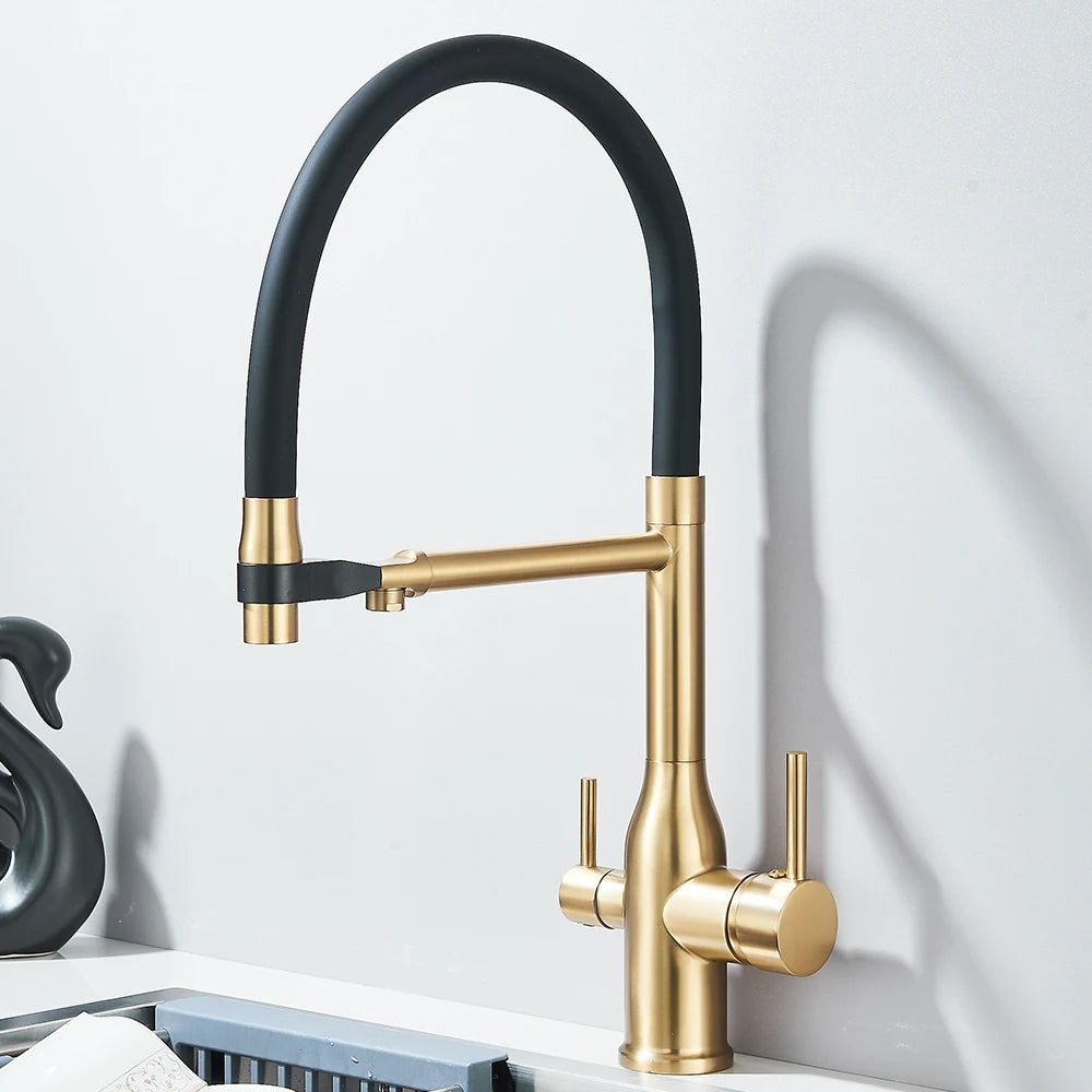 Filtered Kitchen Faucet Purification Tap With Magnetic Sprayer Kitchen Faucet Filtered Water Purification Feature Kitchen Tap