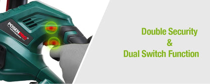 20 V Akku-Heckenschere, Gartenschere, Gartenwerkzeug-Set, 2,0 Ah Akku, Schnittlänge 520 mm, Zahnabstand 15 mm, POSENPRO