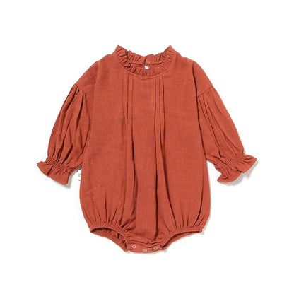 MILANCEL Herbst Neue Baby Bodys Leinen Ein Stück Langarm Baby Outfit Neugeborene Kleidung.