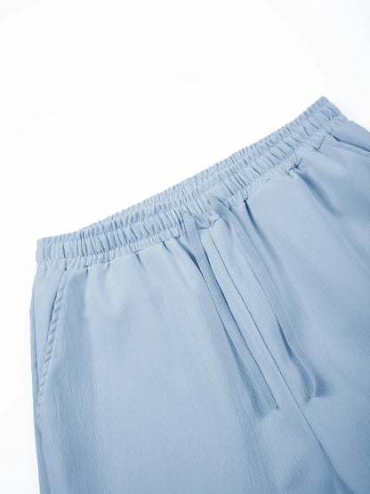 Men's Casual Pants Summer Male Breathable High Quality Trousers Sweatpants Solid Color Fitness Pants Jogging Fitness Streetwear.