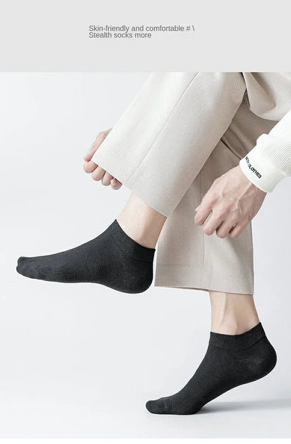 10 Pairs Men's Breathable Mesh Summer Short Socks, Sports Versatile Cotton Socks at Discount Price Sports and Casual Wear