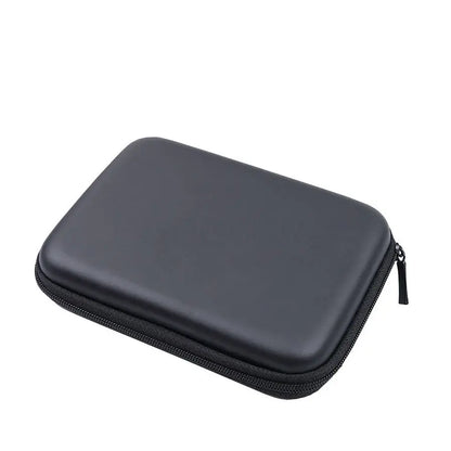 2.5 Inch HDD Box Bag Case Portable Hard Drive Bag for External Portable HDD hdd box case Cable storage Bag Protection Black/Blue.