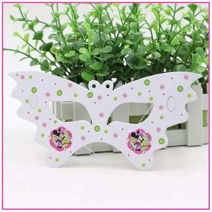 Disney Minnie Mouse Birthday Party Decoration Pink Minnie Paper Cups Plates Napkin Tablecloth Tableware Balloosn Baby Shower Kid.