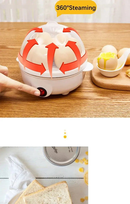 110V/220V Multifunctional Electric Egg Boiler Double Layers Egg Cooker Mini Steamer Poacher Kitchen Cooking Breakfast Machine.