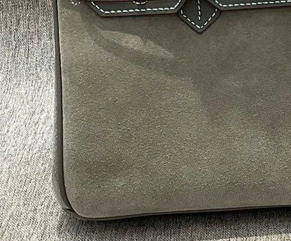 Large capacity tote handbag Buckskin bucket women luxury shoulder bag cowhide leather fashion shopping slant bag vintage bag.