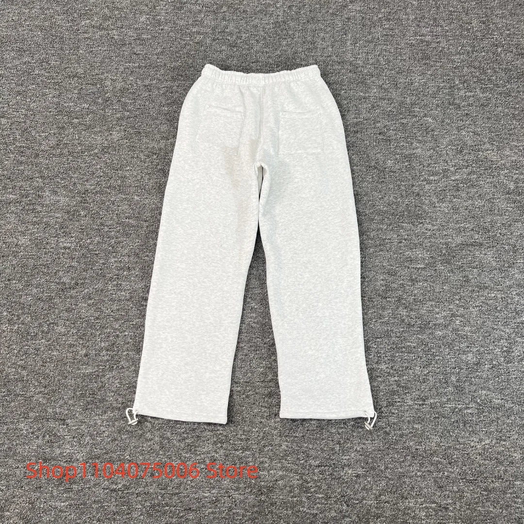 Pepe Studio Fleece-Lined Elastic Waist Jogger Pants Winter Warm Soft Loose Fit Sweatpants with Drawstring for Women Men