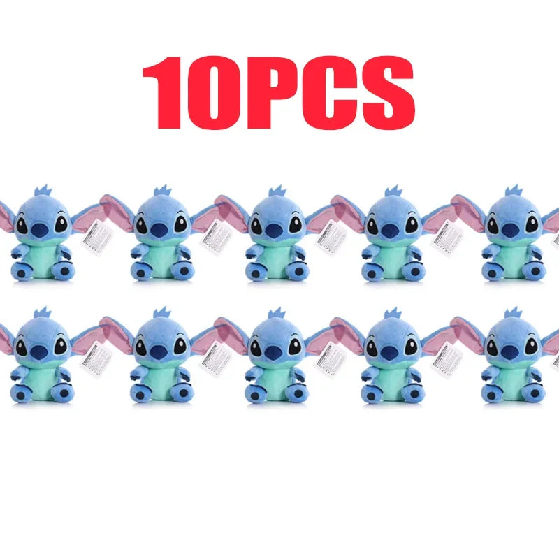 20cm Original Plush Stitch Baby Movie Cartoon Model Doll Children Action Figures Stuffed Toys Pendant Gifts.
