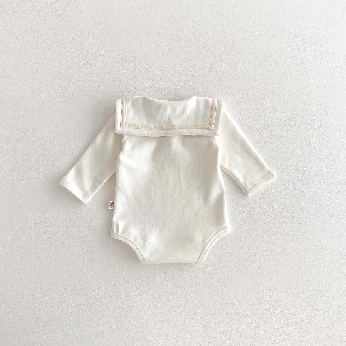 2025, Herbst und Winter, neu für Kinder, Babys, Jungen und Mädchen, Peter-Pan-Kragen-Outfits, Kleinkinder-Overalls, Samt-Bodys, warm halten