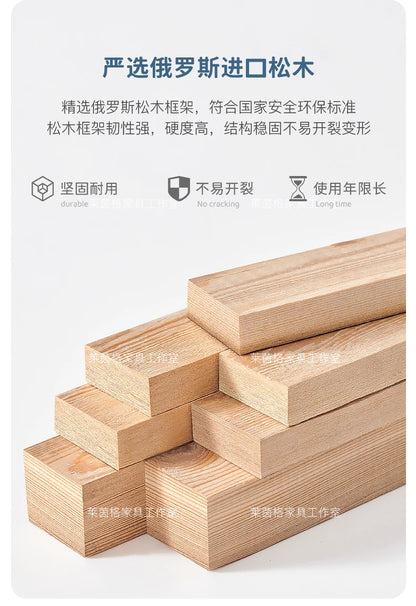 120 x 200 cm, blaues King-Size-Einzelbett, Doppelrahmen, luxuriös, 150 x 200 Heimpadder, Kinderbett, Kopfteil, zum Spielen auf einer Rutsche, Schlafzimmermöbel