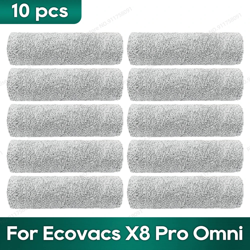 Compatible for Ecovacs X8 Pro Omni Accessories Main Side Brush Hepa Filter Rag Dust Bag Replacement Parts