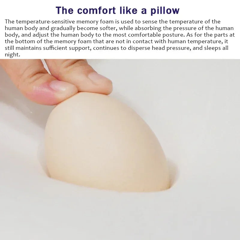 Orthopedic Reverse Traction Pillow Protects Cervical Vertebra and Helps Sleep Single Neck Pillow Can Be Machine Washable 48X74cm