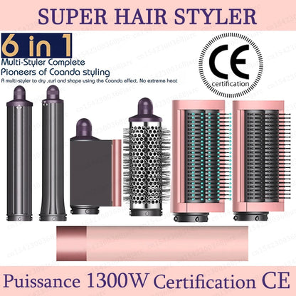 SenCiciMen X9 Multi Hair Styler Curling Iron Hair Hot Air Brush Curling Barrel Hair Dryer Salon Professional Curly Hair Styler