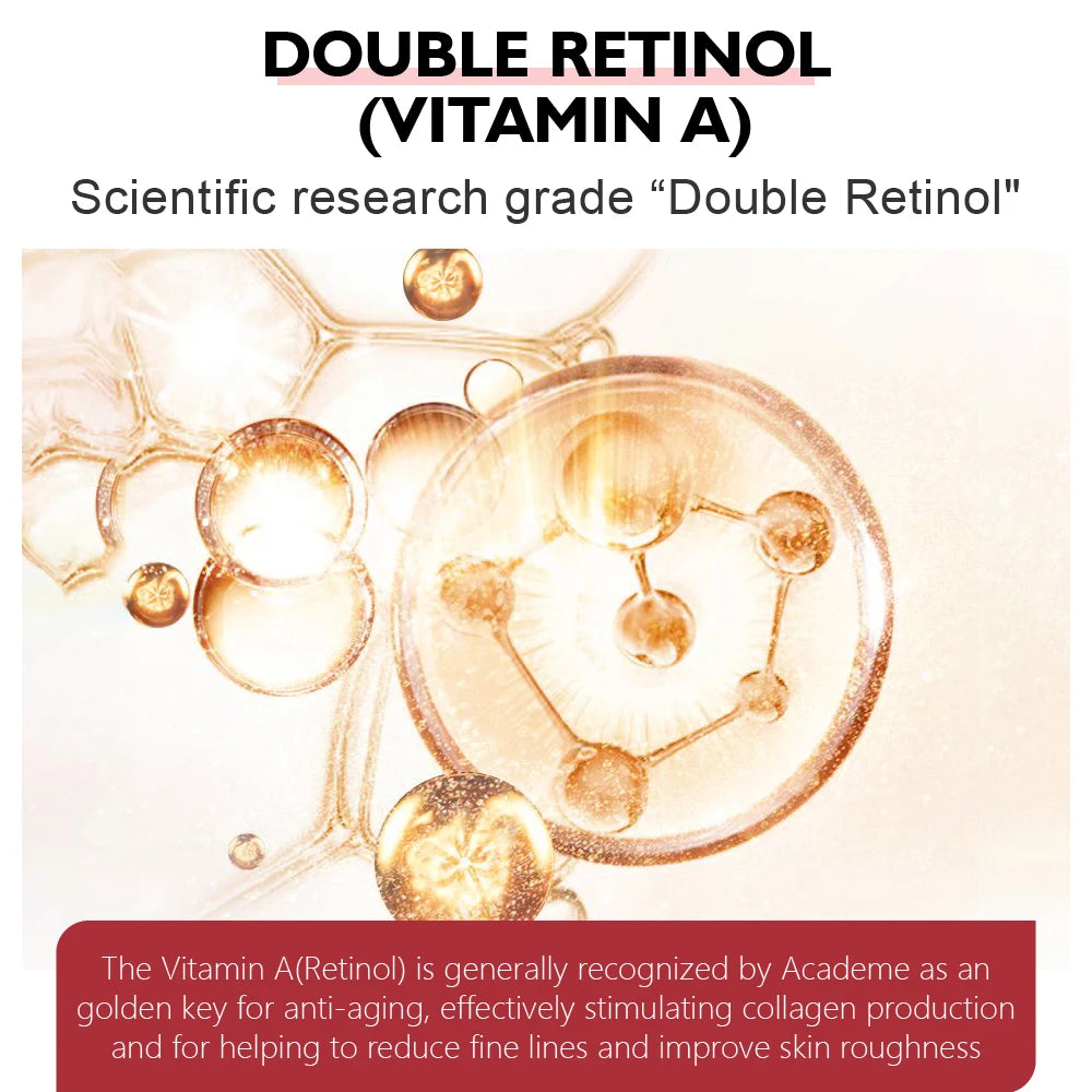 1/2/3/5PCS Retinol Facial Cream Anti-aging Removal Wrinkle Fine Lines Repair Skin Barrier Whitening Brightening Moisturizing.