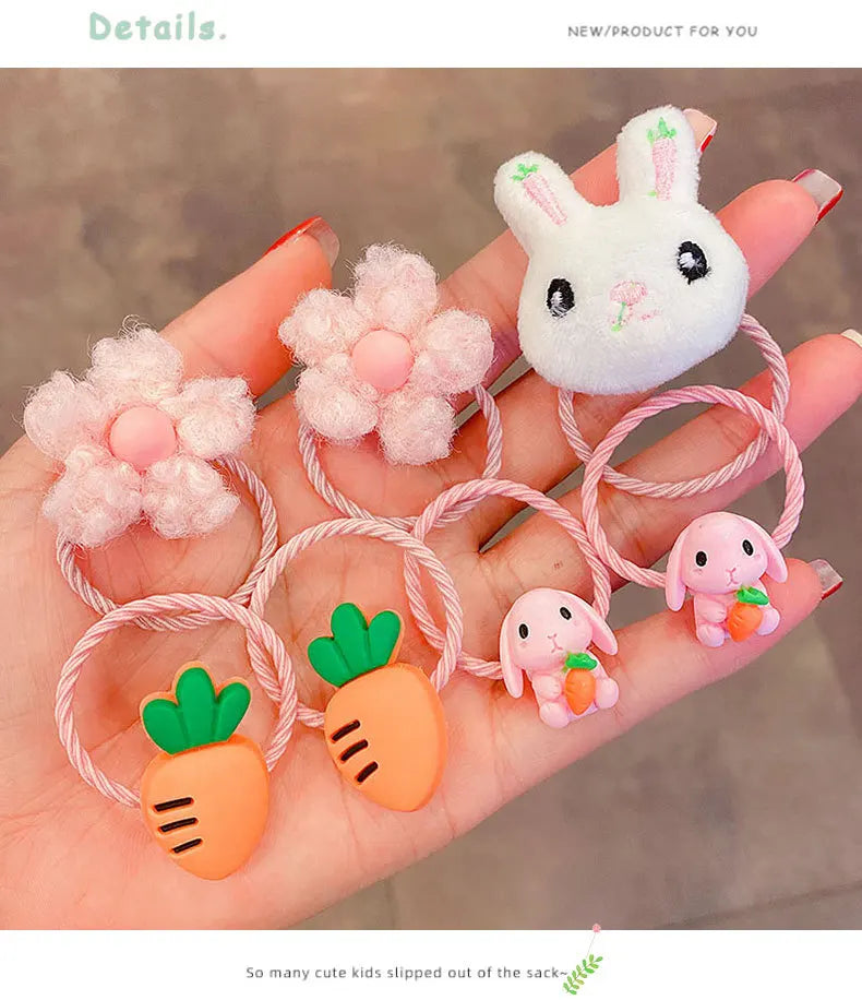 Flower Bow Tie Leather Band Headband Sweet Hair Accessories Baby Does Not Hurt Hair Lovely Headwear Hair Loop.