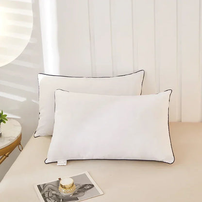 1pc White Pillow Core Home Bed Long Pillows подушки Washable Pillow Skin-friendly Neck Cushion almohadas para dormir.
